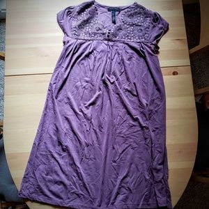 Banana Republic Purple Shift Dress
